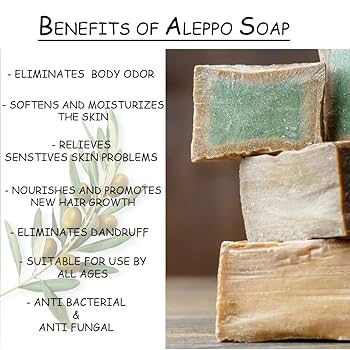 Aleppo Olive Oil Soap (GREEN GOLD) 35% Laurel oil - Image 3